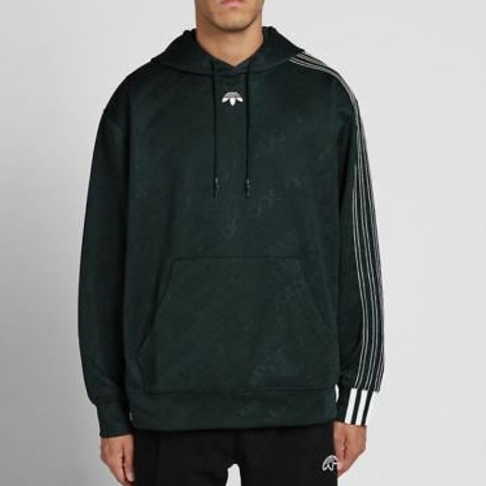 Men's Adidas Jacquard Athletic Fashion Hoodie